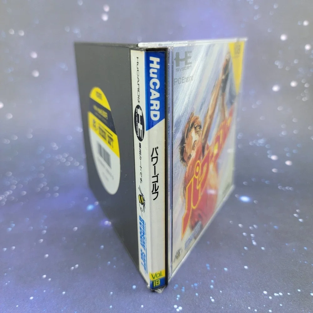 Power Golf (PC Engine) JAPANESE Video Game HuCard CIB Complete 1266
